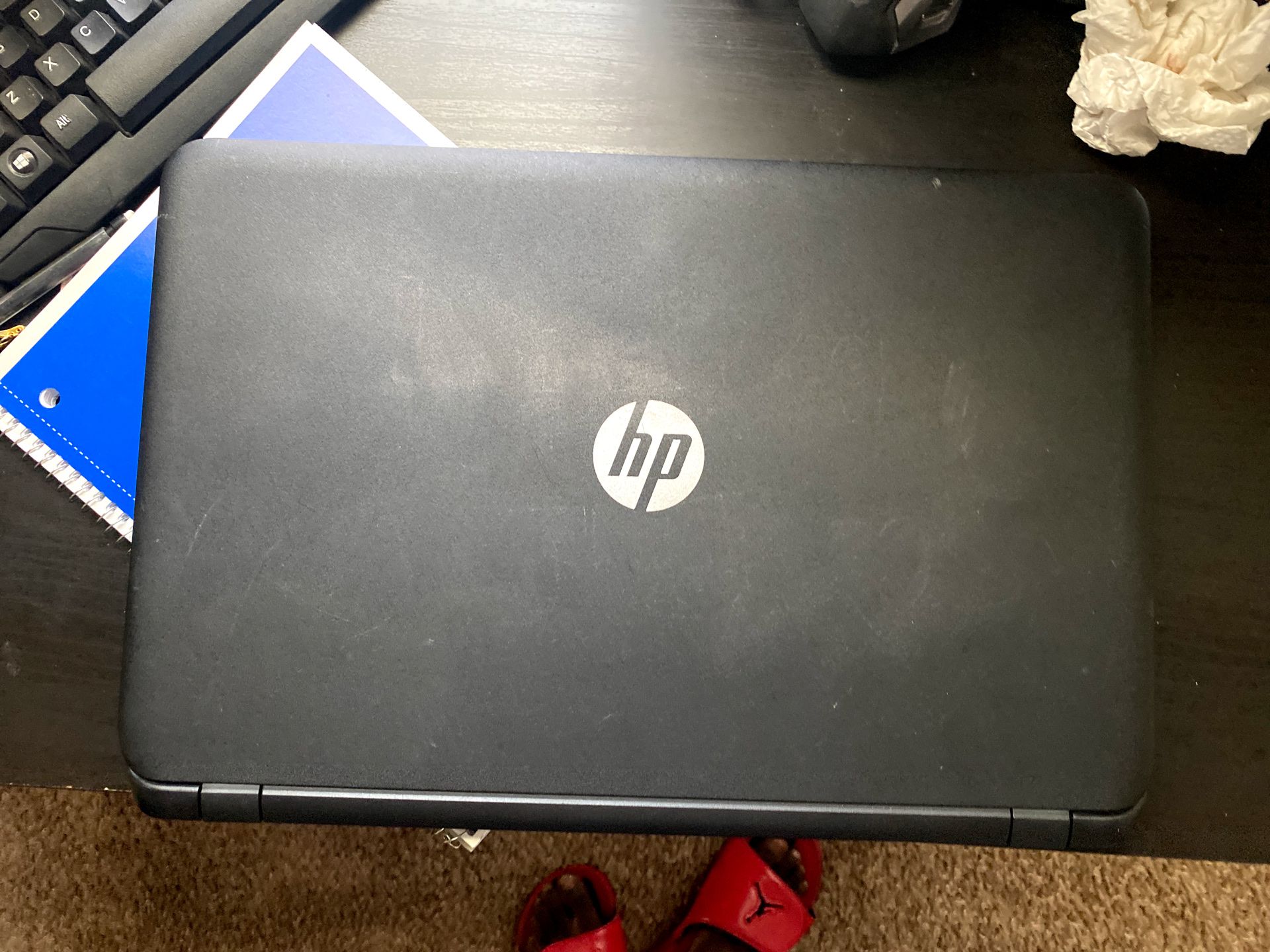 Hp notebook 15 black laptop