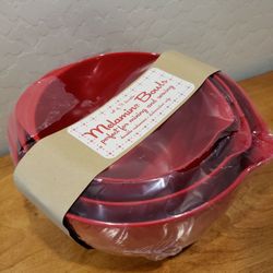 NEW Mixing Bowls, Red