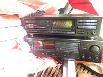 Audio amplifier CD player 6 disc