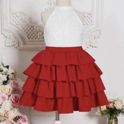 Size 8 Girls Skirt Set