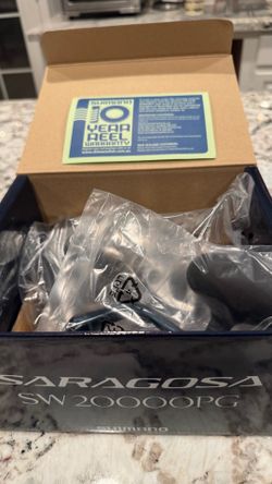 Shimano Spinning Reel Saragosa SWA 20000 PG Saltwater With Box NM Excellent