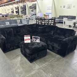 Black Sectional 