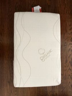 Baby Crib Organic Cotton 2-Sided Mattress With Soft Washable Waterproof Cover Zip 24X38X5 In.