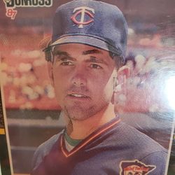 Minnesota Twins Error 1987 Donruss Tim Laudner Baseball Card 