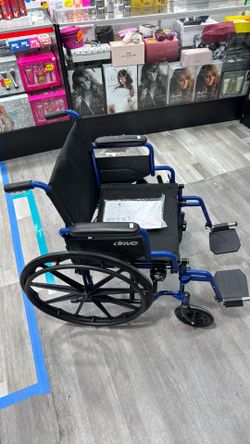 New Wide Drive wheelchair foldable medical handicap