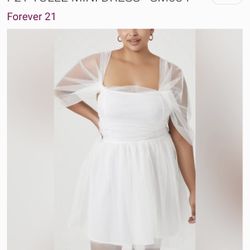 Beautiful White Tulle Dress 