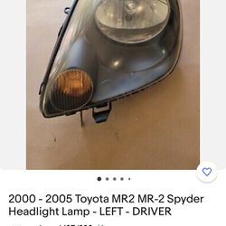 2000 Toyota  Spyder OEM Headlights 