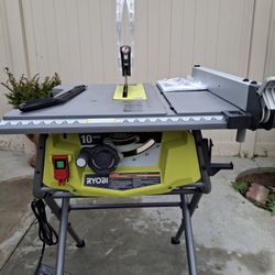 Ryobi 10" Table Saw With Folding Stand 