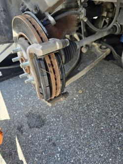 New brake pads and rotor with hardware kit!!