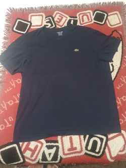 Lacoste XXL Navy Blue T-Shirt