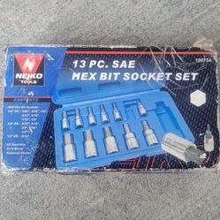 Neiko Hex Bit Socket Set