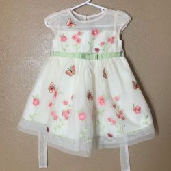 Jona Michelle Butterfly Lace Dress 6M