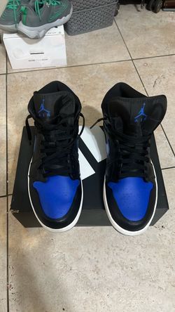 NIKE Air JURDAN   size 13  Mid Black Hyper Royal Snakers Mens Original Box