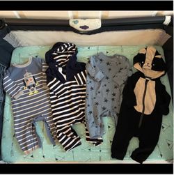 Bundle of 4 Baby Romper Onesies