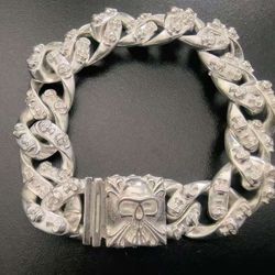     Retro-style fashionable men's chunky bracelet