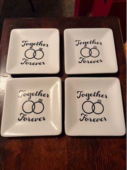 “Together Forever”4 Piece Dish Set