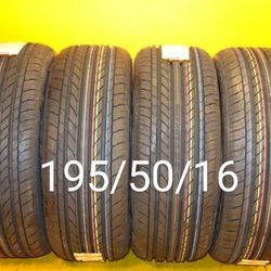 195/50/16 For Sale 4 New Tires We Service Motorcycle Tires