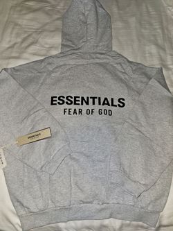 Essentials grey sweater size small