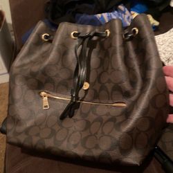 Coach Backpack Purse 