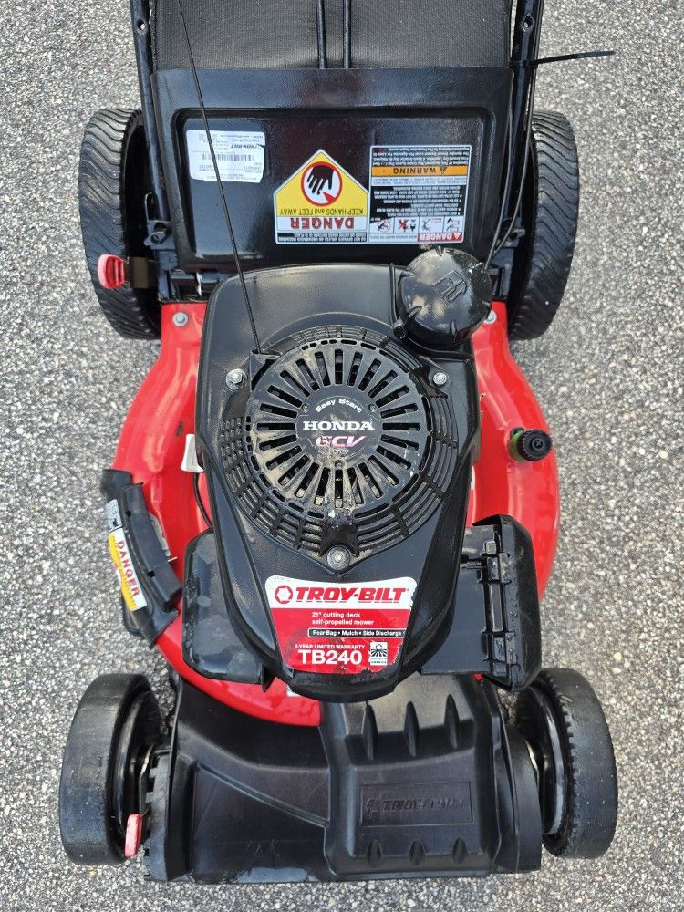 Troy Bilt 21" 160cc HONDA Engine Self Propelled Lawnmower