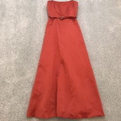 Alfred Angelo orange cocktail/prom dress size 4
