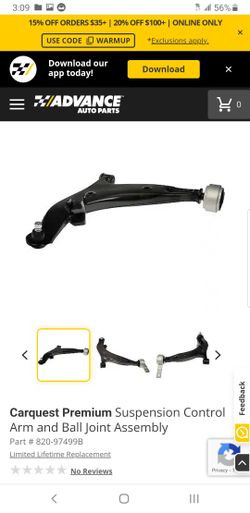 Control Arm And Ball Joint Assembly