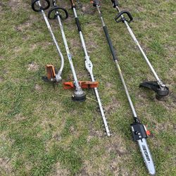 Serrucho Echo PPF-225 $250. Wirira Stihl Fs90R $190. Rayadora $180