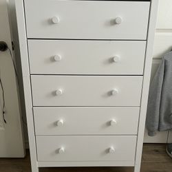 Tall White Dresser 