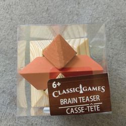 Brain Teaser Wooden Puzzle Toy Kid Gift Basket Stuffer