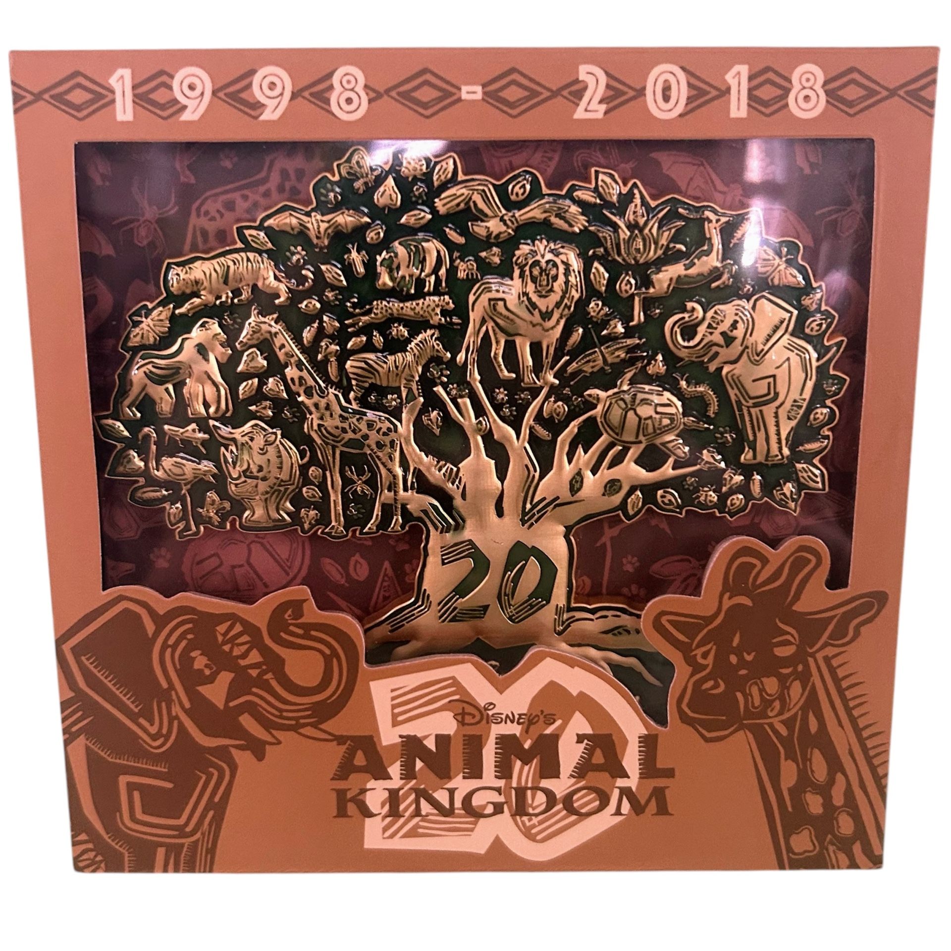 Walt Disney World Disney’s Animal Kingdom 20th Tree of Life Jumbo Pin LE 1000