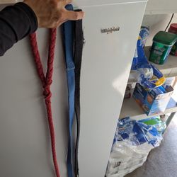 3 Dog leashes, collar, gentle leader--free
