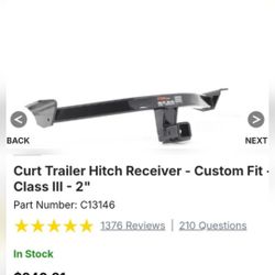 Hitch For Honda Pilot And Acura Mdx
