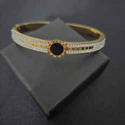 18k Gold Plated Stainless Steel Bracelet 
