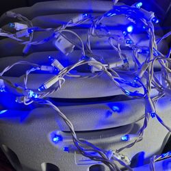 Blue Led Icicle Lights 