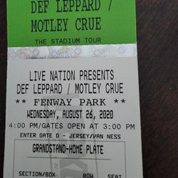 DEF LEPPARD MOTLEY CRUE TOUR 