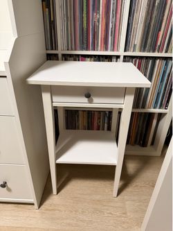 White Nightstand Set Pair