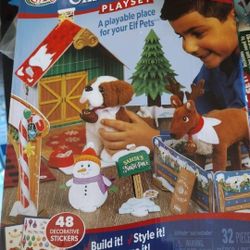 Elf On The Shelf Christmas Cabin Playset, NEW