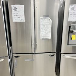 LG 36” Counter Depth Refrige With Ice Maker 