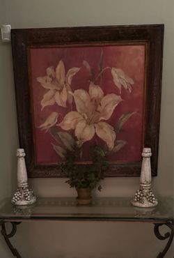 Floral wall art Portrait