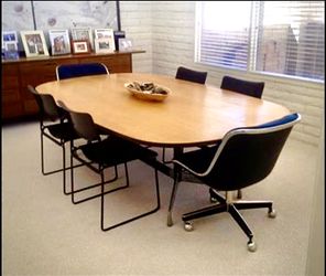 MCM Original Herman Miller table 4'-6"x8'x27" high