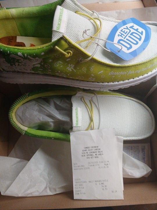 Hey Dude Size 12 Wally Margaritaville New
