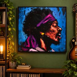 Jimi Hendrix Artistic Painting