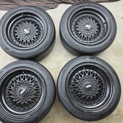 15x8.0J honda civic bbs rep wheels & Tires