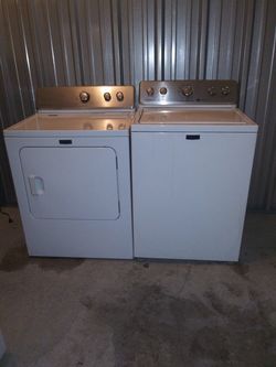 Heavy-duty Maytag Whirlpool washer and Electric dryer they work Great! Free delivery and hookup!