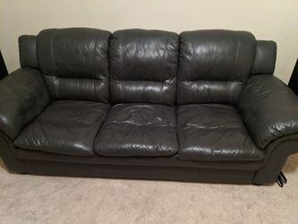 Leather couch