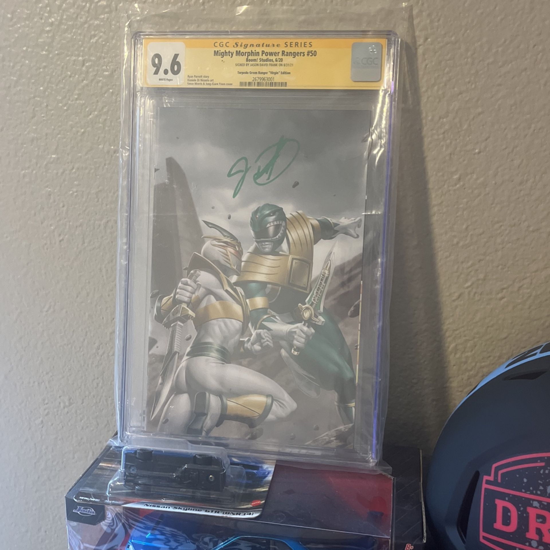 Jason David Frank Graded Autograph Power Ranger Comic Book for
