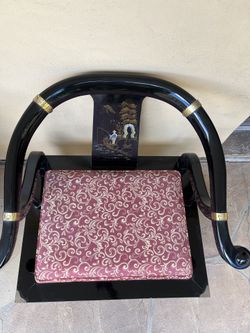 Mont Style Lacquered Horseshoe Chairs
