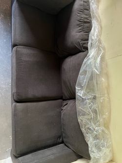 Dark Gray Fabric Sofa