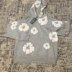 grey denim tears hoodie 