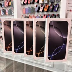 iPhone 16 Pro Max New Sealed Factory Unlocked 